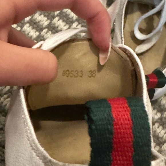 Gucci White Leather womens Sneakers - Picture 6 of 6